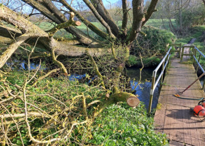 Arbeiten des Wasser- und Bodenverband Lippingau